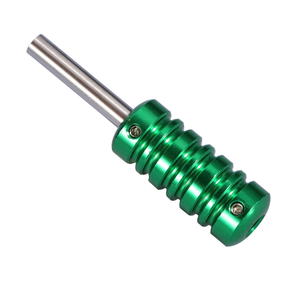 Tattoo Machine Gun Part Handle Tube Tip Grip Body Art Accessory With Stem Green