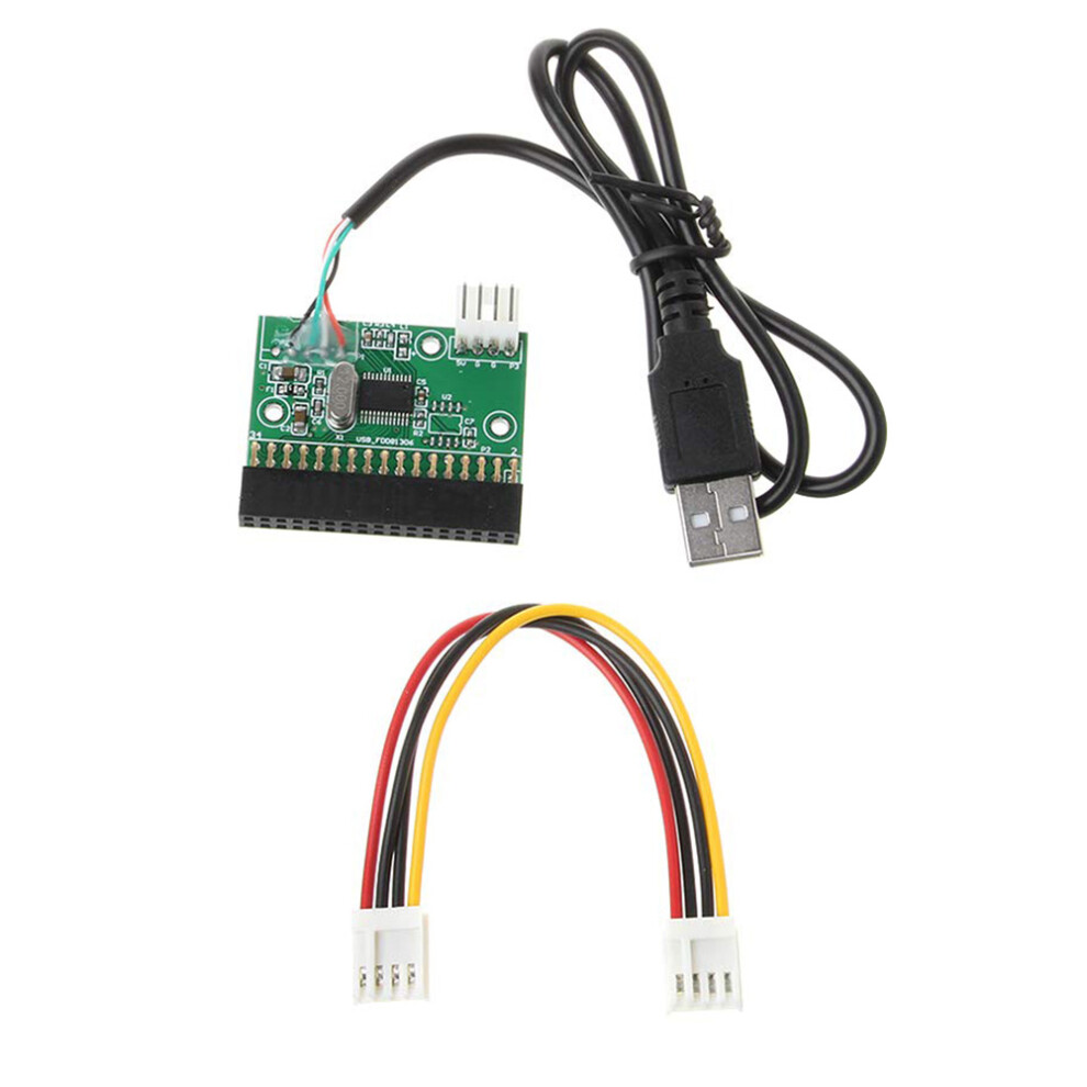 1.44Mb 3.5Inch Floppy Drive Connector 34 Pin To Usb Cable Adapter 4851839544007