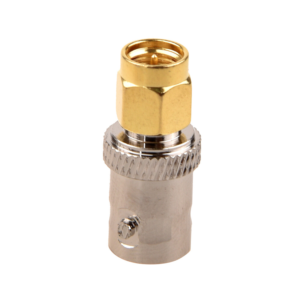 Sma Male To Tone Bnc Female Connector Adapter Silver 4851839546377