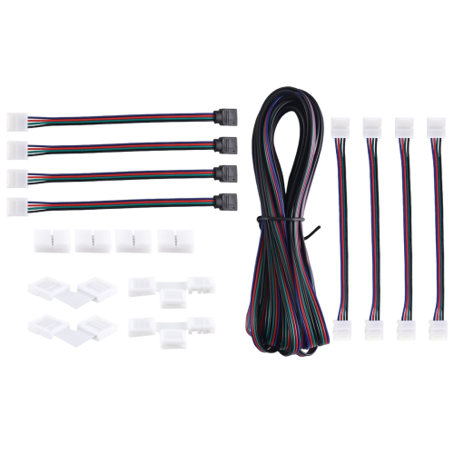 5M 4-Pin RGB LED Strip Extension Cable,LED Strips Connectors Kits 2