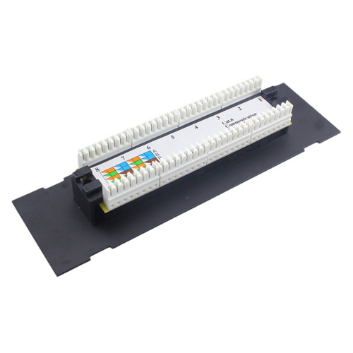 8Port Patch Panel for Cat. 6 Versatile Data Center Plastic Wall Mount 2