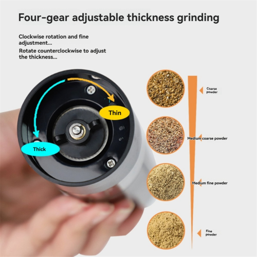 Electric Salt and Pepper Grinder Set Automatic Mill for Kitchen 2