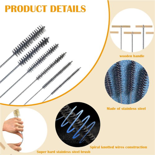 Drill Hole Brush Set Hole Brush Cleaning Brush Pipe Cleaner Brush 2