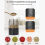 Electric Salt and Pepper Grinder Set Automatic Mill for Kitchen 4