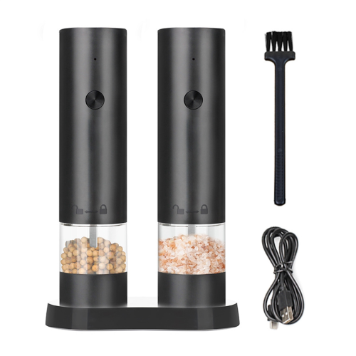 Electric Salt and Pepper Grinder Set Automatic Mill for Kitchen