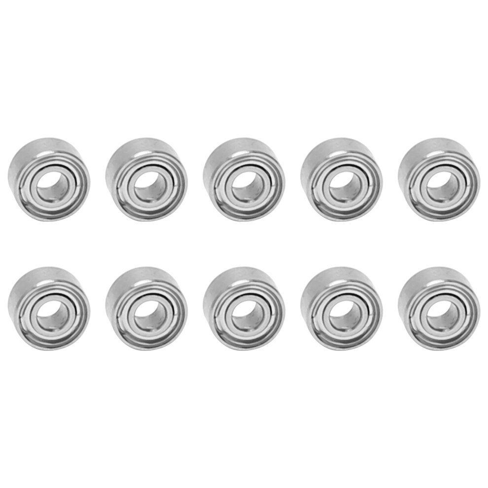 10Pcs Miniature Sealed Metal Ball Bearing Model: Mr52-Zz 2X5x2.5mm 4851839558332