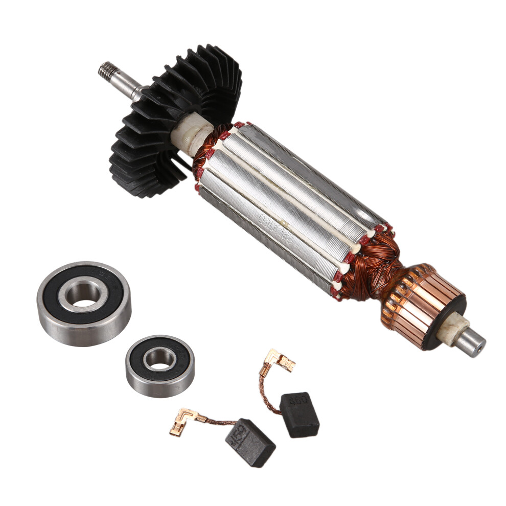 AC 220-240V Armature Anchor Replacement Rotor for GA5030 GA4530 GA4030 GA5034 GA4534 GA4031 PJ7000 GA4030R GA4034 Angle Grinder Rotor Copper+Plastic