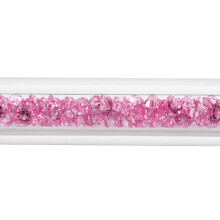 Double ended Glitter Powder Dotting Pen Shading Brush Nail Art Tool (Pink Rhinestone)