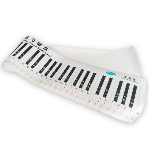 Professional Version 88 Key Keyboard Piano Finger Simulation Practice Guide Teaching Aid Note Chart for Beginner Student 1