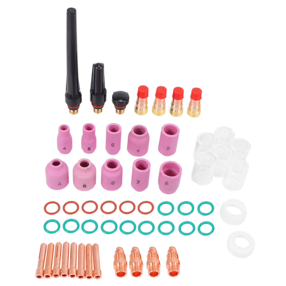 55Pcs Tig Welding Torch Accessories Kit For Tig -17/18/26 4851839556215