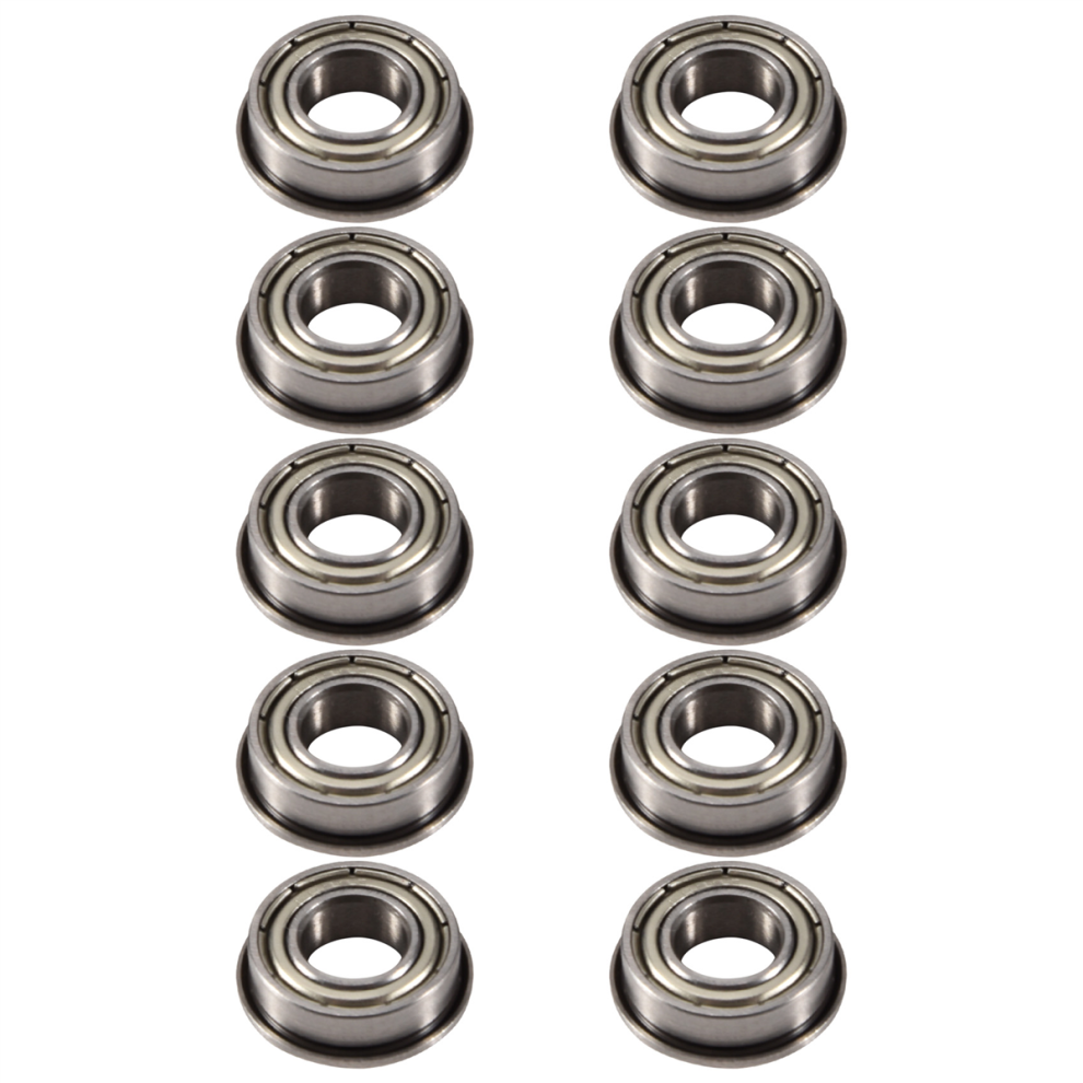 10 Pcs F688zz Flanged Bearings Metal Steel 8 X 16 X 5Mm For Motor 4851839558110