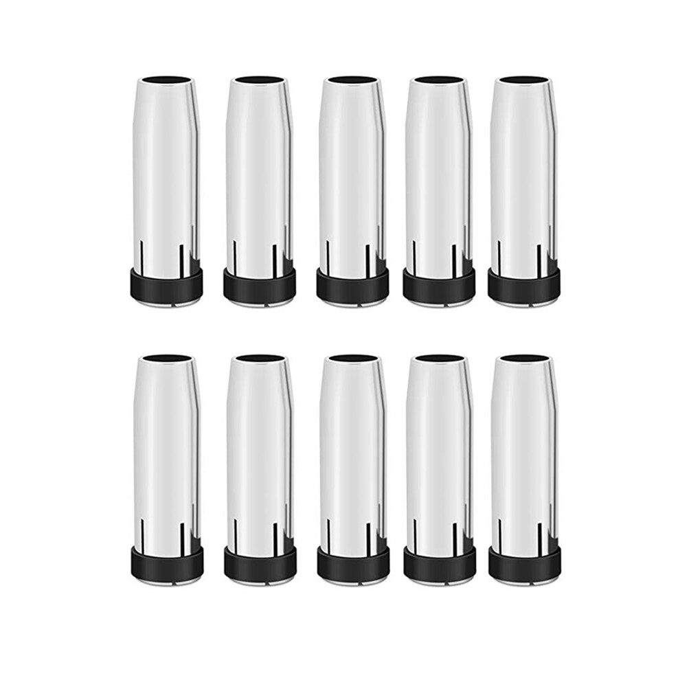 10Pcs 24Kd Gas Nozzle 10Pcs Mig Welding Torch Gas Nozzle Contact Tip 4851839555850
