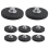 8er-Pack beschichtete Neodym-Magnetbasis 43 mm M6-Gewinde, schwarz 2