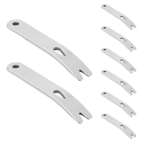 8 Stuks Mini Hefboom – RVS Platte Staaf – Multifunctioneel – Klein 1