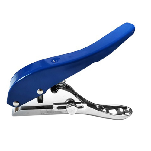 Manual Edge Band Puncher Plier 8mm Hole Card Punching Tool 2
