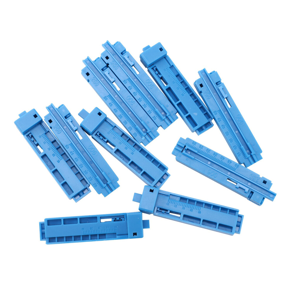 10Pcs 2 In 1 Fiber Optic Cable Stripper Optical Fiber Cutting Guide 4851839561677