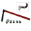 Plumber Socket Wrench with 5 Sockets&1 Chuck Tap Back Nut Wrench, A 2