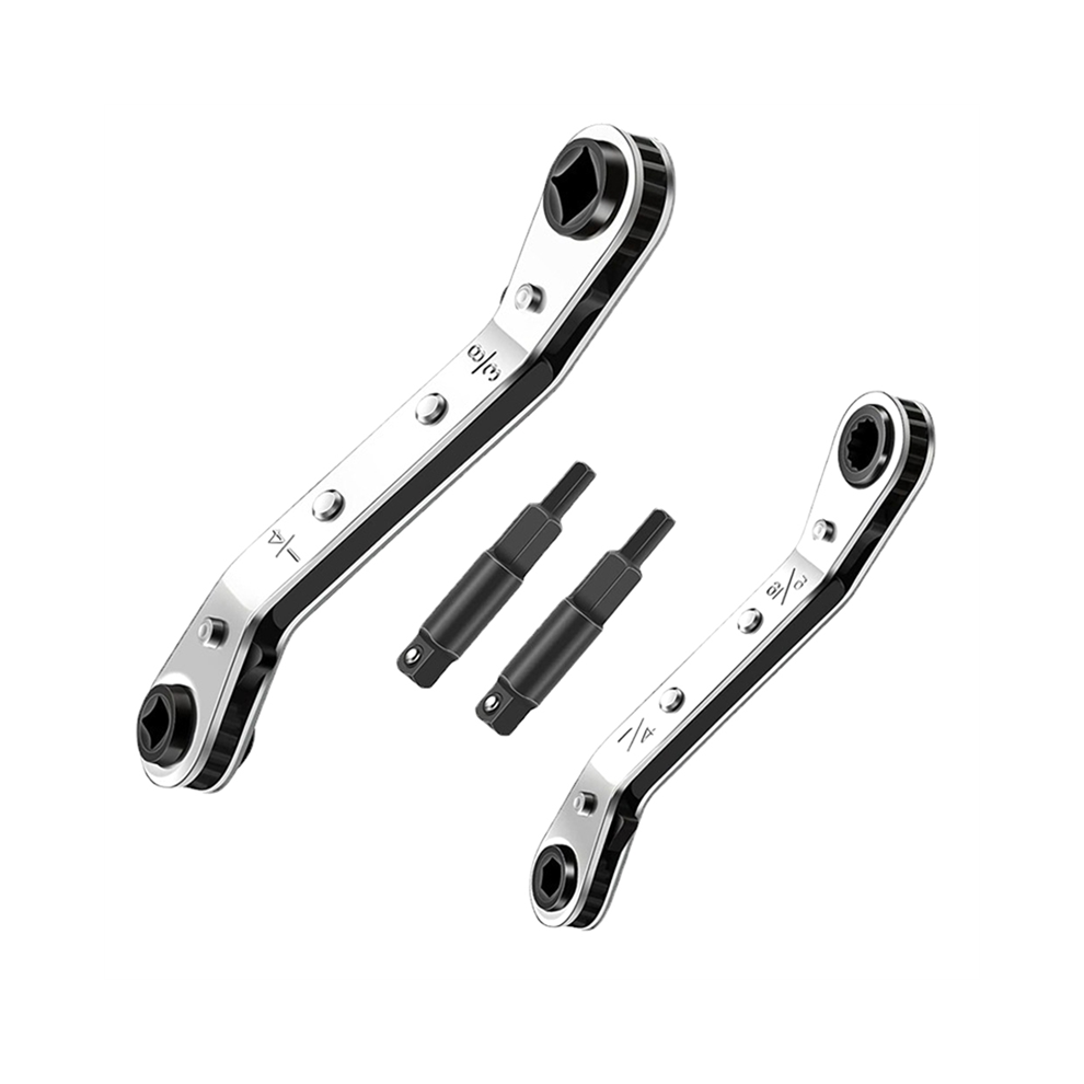 Hvac Service Wrench Tool, Air Conditioner Valve Ratchet Wrench Set 4851839564098