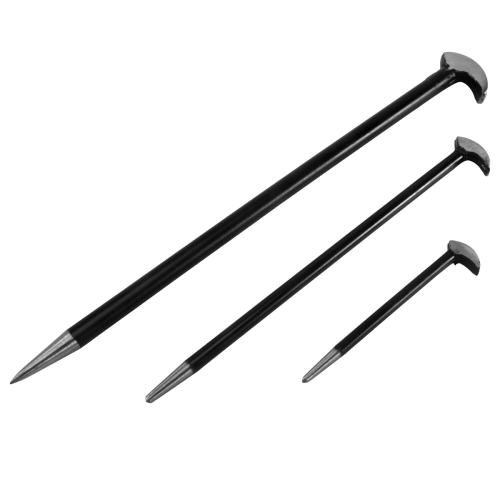 Conjunto de alavanca de alavanca de calcanhar com cabeça rolante de 6 polegadas, 12 polegadas, 16 polegadas, 3 peças 1