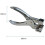 T Shape Hole Punch Butterfly Shape Hanging Holes Punches 2