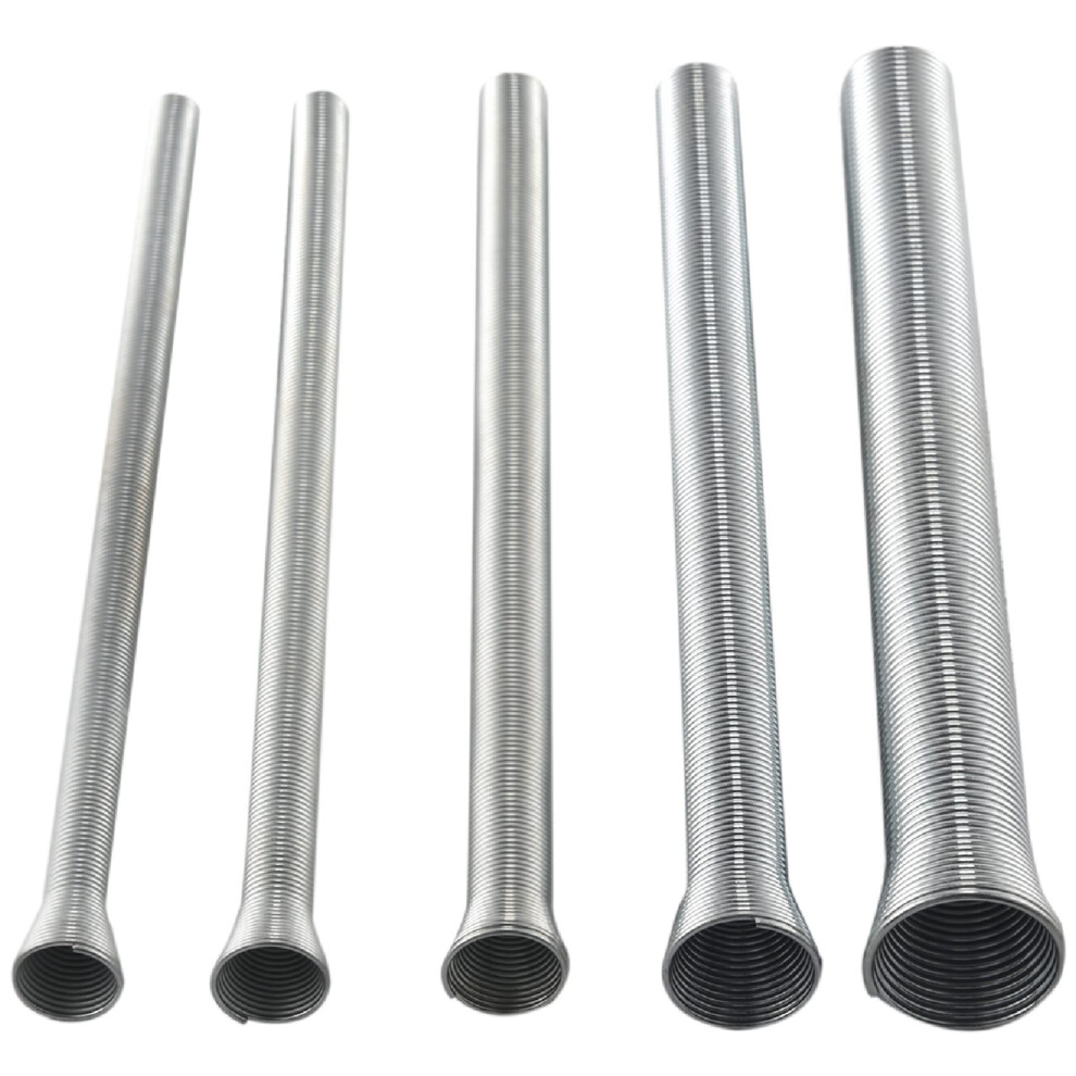 5Pcs Spring Tube Bender 210Mm 1/4Inch-5/8Inch Spring Steel Hand Tools 4851839568959