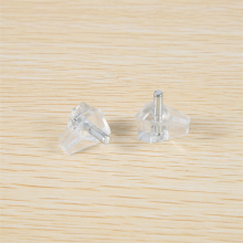 50 peças de pinos de prateleira de 3 mm, pinos de suporte transparentes para móveis de cozinha