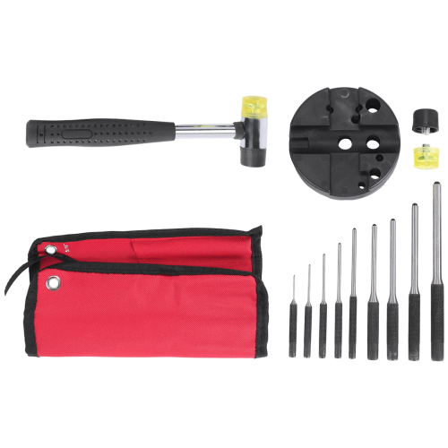 Rollstift-Set mit Werkbankblock-Stiften und Hammer 1