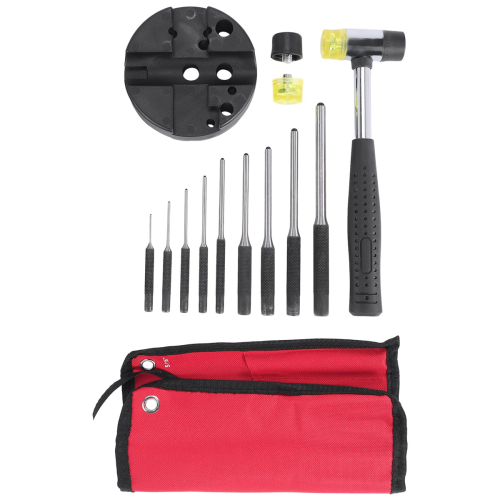 Rollstift-Set mit Werkbankblock-Stiften und Hammer 2