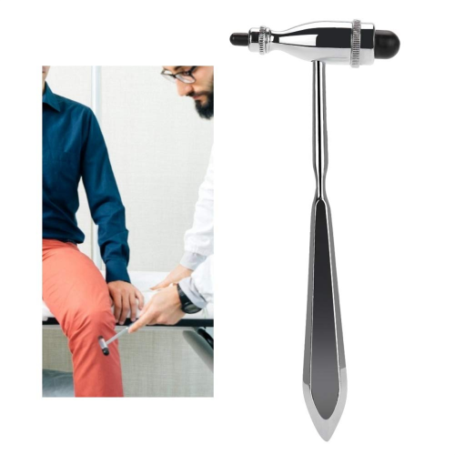 Neurological Hammer,Zinc Alloy Percussion Neurological Reflexs Hammer 2