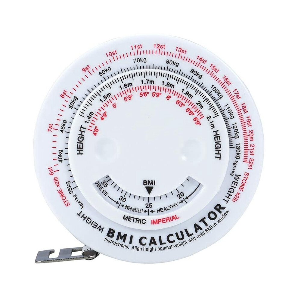 Body Waist Measure Tape Round BMI Tester for Body Measurements Weight