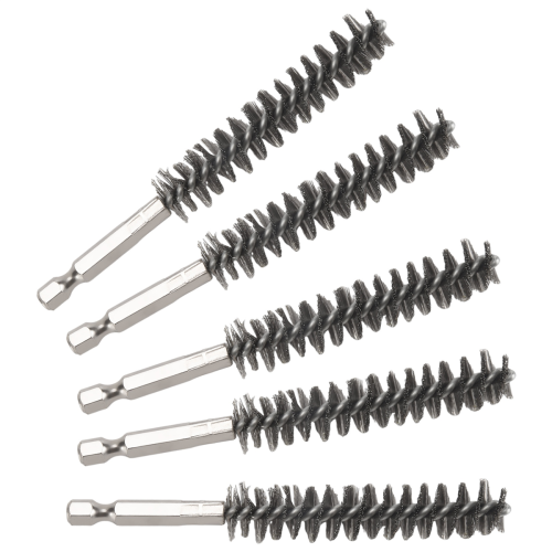 Bore Brush for Power Drill Cleaning Wire Brush with Hex Shank Handle 2