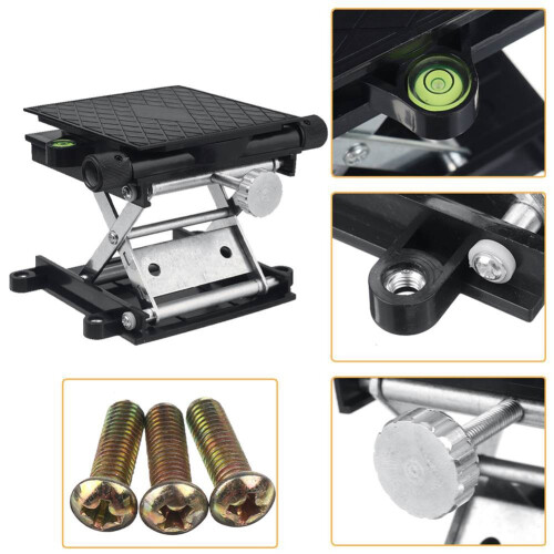 360 Rotating Aluminum Router Table Lift Platform Woodworking 2