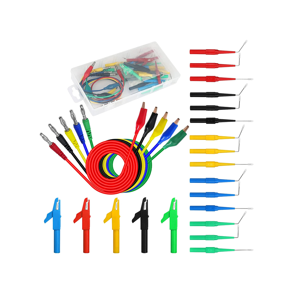 25 Piece Automotive Test Lead Kit, Back Probe Alligator Clip-image-OPC-PHWKRKQ-NEW