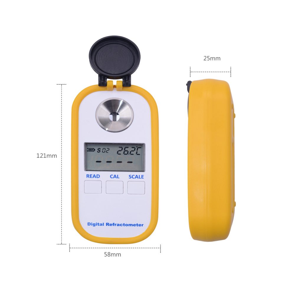 Digital Honey Refractometer 4-In-1 /Water/Be'/Refractive Tester 4851839571843