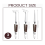 Set da 3 pinzette di precisione reversibili, punte appuntite e curve 2
