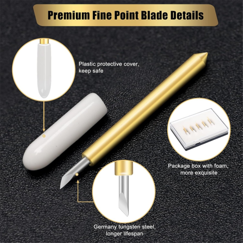 Cuchilla de punta fina premium con carcasa para Maker 3 1