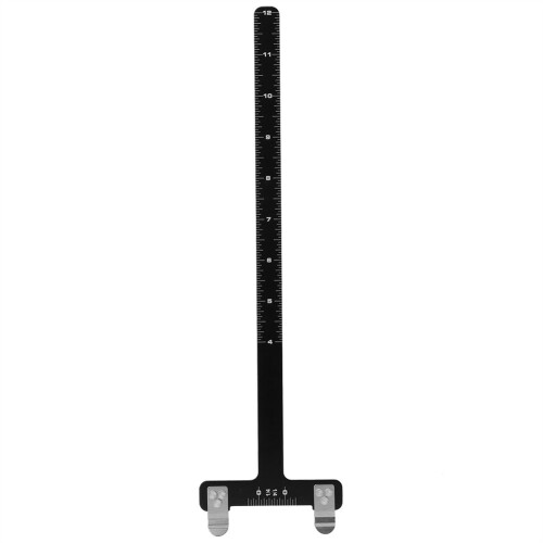 Stainless Steel Bow T Square Ruler Archery Shooting Accessory Ruler (Black) 1