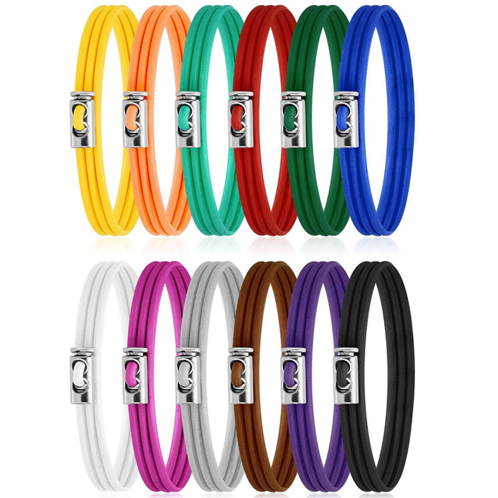 Trash Can Rubber Bands Adjustable Colorful Garbage Can Bands Cord 4852462460849