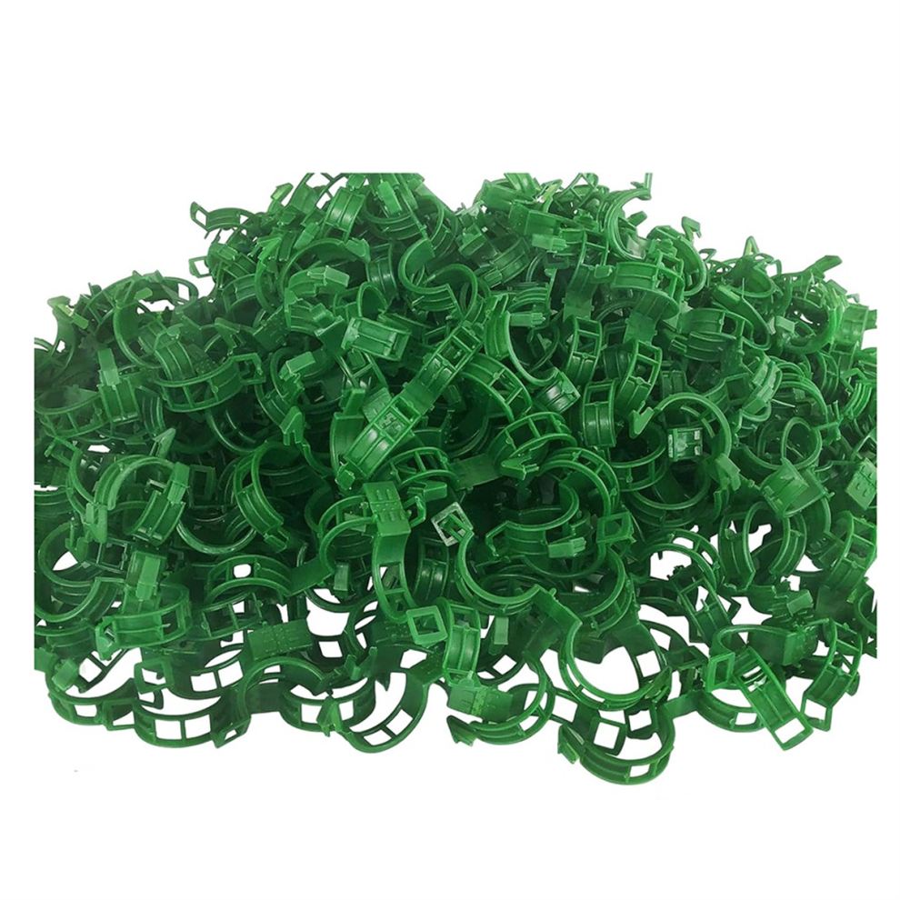 200Pcs Plant Support Garden Clips Tomato Clips Supports Green