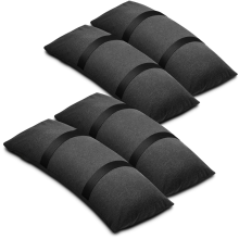 Pesos de base de guarda-chuva para áreas externas, sacos de areia preenchíveis para jardim, 4 peças
