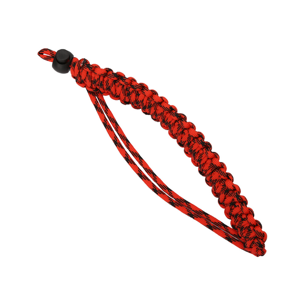 Camera Wrist Strap Hand Grip Outdoor Adjustable Paracord Lanyard Red/Black 3391324380082