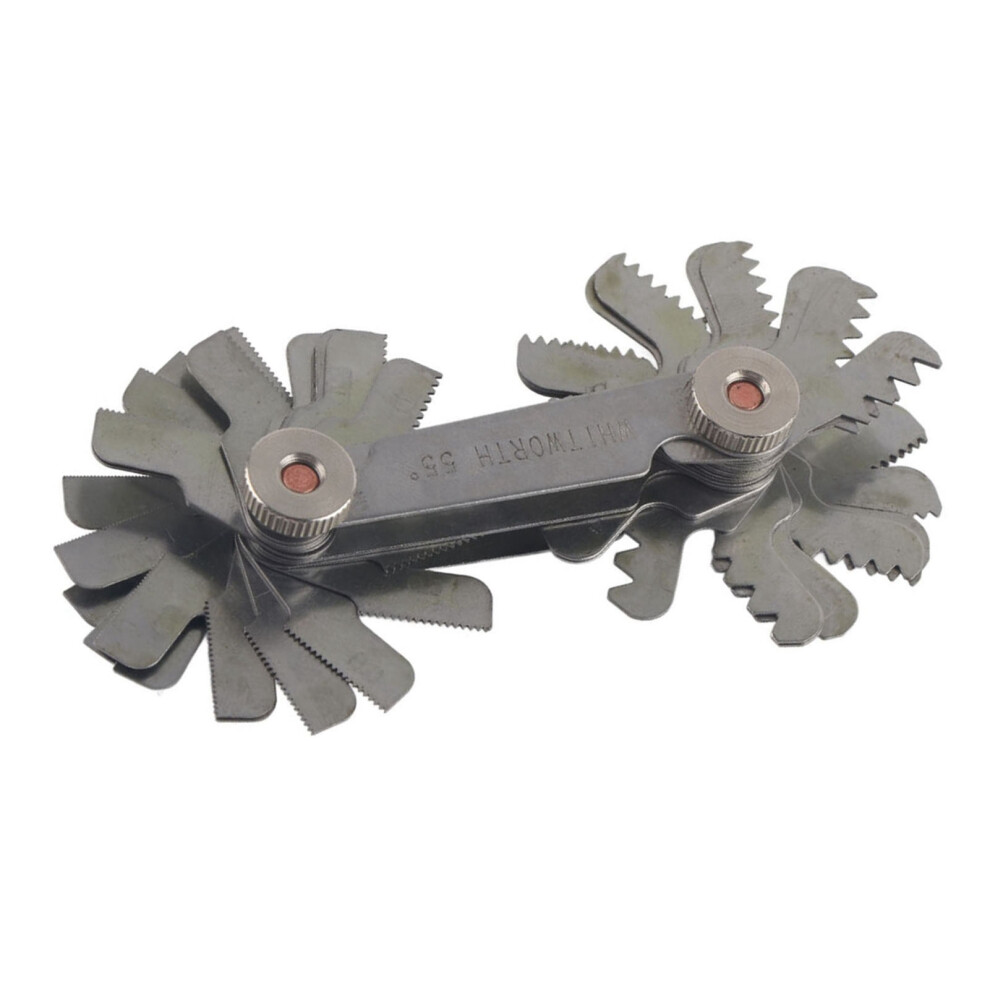 52Pcs Stainless Thread Plug Gage 60 And 55 Degree Screw Pitch Measuring Tool (Metric&Imper) 4301324380004