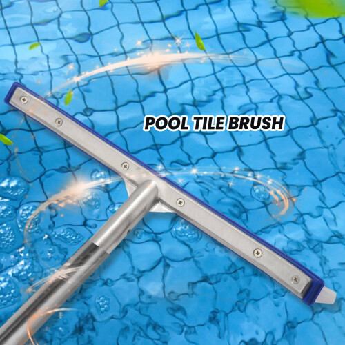 Cabeça de escova de reposição para cabo de limpeza de piscina de 18 polegadas, Azul 2