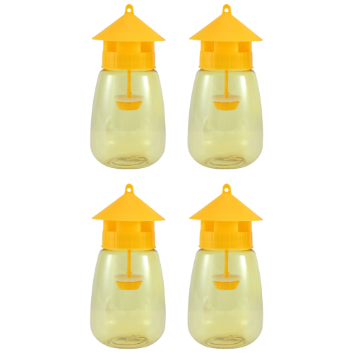4 Pack Fly Reusable Traps, Fruit Fly Traps Fly Catcher Outdoor 2