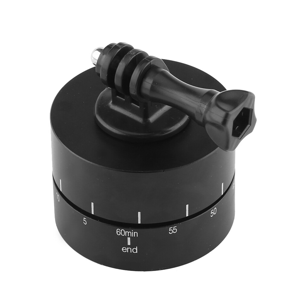 360 60 Minutes Panning Rotating Tripod Time Lapse Stabilizer Tripod Adapter For Gopro Iphone 9351324384194
