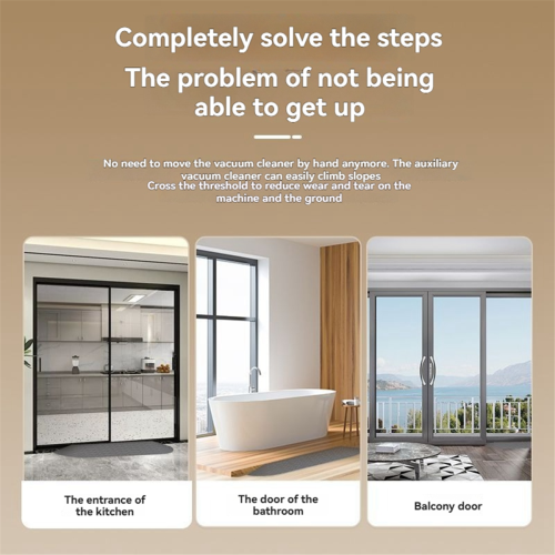 Anti-Slip Threshold Door Step Ramp Kit Gray 2