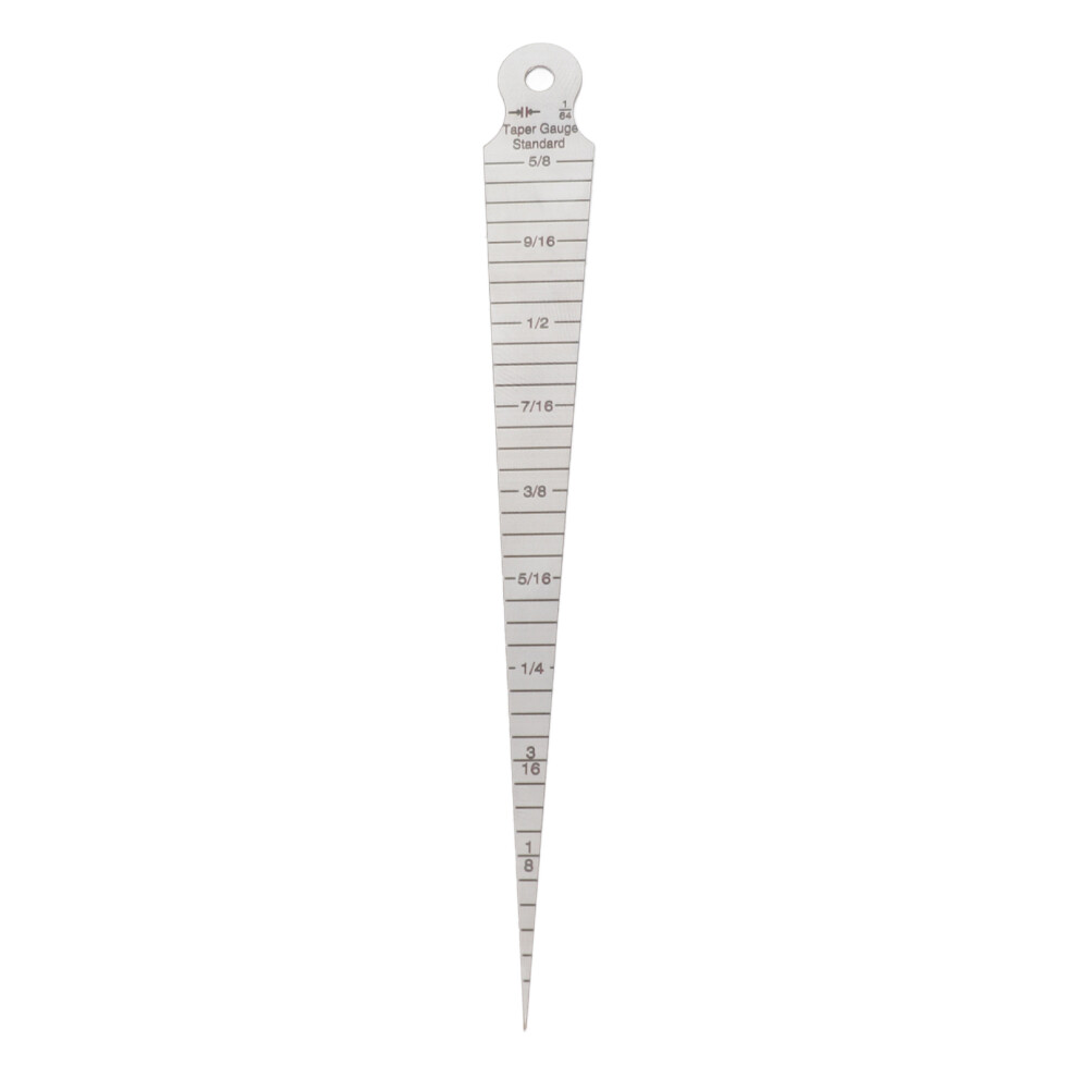 1-15Mm Stainless Taper Gauge Aperture Scale Wedge Feeler Hole Metric/Imperial Measure 4601324385185