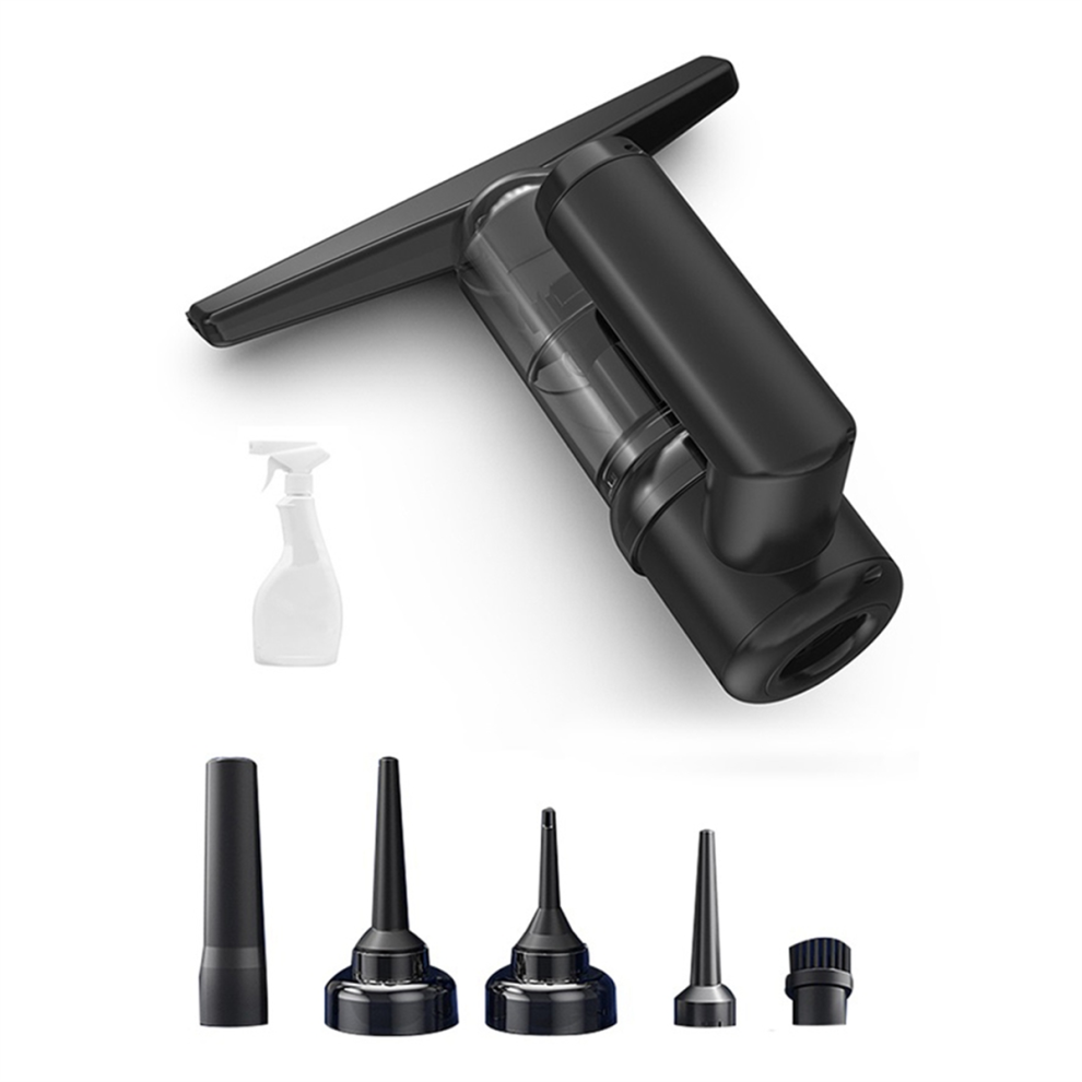 Multi-Function Window Cleaners Strong Suction Clean Machine Black