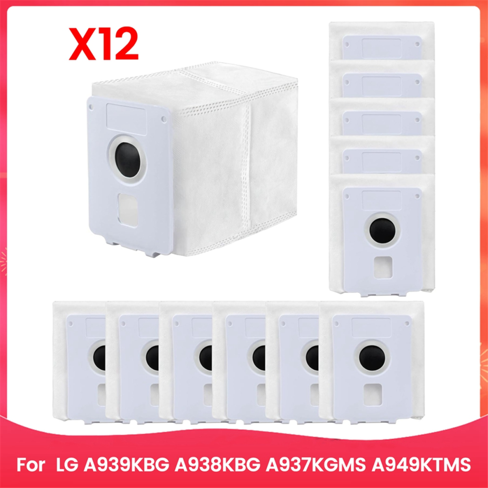 12Pcs Vacuum Dust Bag For Cordzero Cordless Cleaner 4852462400128