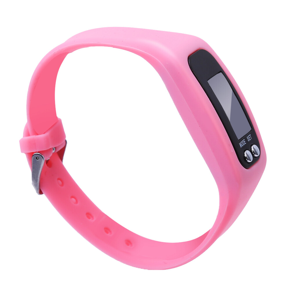 Smart Bracelet Watch Wristband Calorie Counter Pedometer Sports Fitness (Pink) Pink 7901324387590